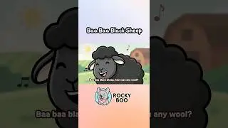 Baa Baa Black Sheep with Rocky Boo 🐑✨ | Gentle Kids Short