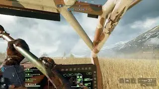 Battlefield 6 - RPGing the transport helo from a jeep