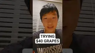 $40 KOREAN GRAPES?! unbelievable... #shorts #Korean #tastetest