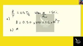 [Physics] A sample of the paramagnetic salt to which the magnetization curve of Fig.   applies is he
