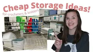 Cheap Storage Ideas For Crocheters & Knitters | Dollar Tree, Dollar General, & Big Lots Yarn Storage