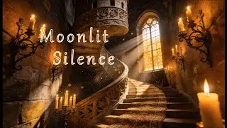 Moonlit Castle Staircase 🕯️ Candlelit Medieval Ambience for Focus & Calm