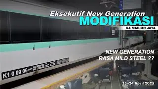 New Gen Rasa Mild Steel ⁉️ | 2025 04 23 | Review KA Madiun Jaya EKSEKUTIF MODIFIKASI NEW GENERATION