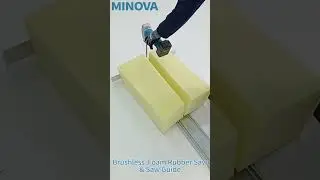 MINOVA Brushless Foam Rubber Saw & Guide #tools #foam #foamcutter #minovatool