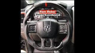 Ram Rebel Carbon Fiber Steering Wheel Installation | Carbontastic Ram 1500