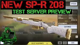 New SP-R 208 Rifle Test Server Update COD Mobile Loadout Tips & Gameplay Highlights #shorts