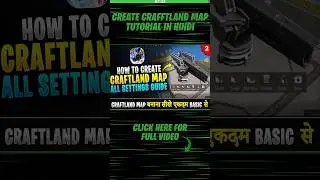 How To Create Craftland Map In Free Fire | Craftland Map Kaise Banaye | Make 1V1 Craftland Map | P2