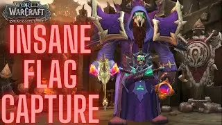Fire Mage INSANE Flag Capture For the Win - Warsong Gulch PvP | World of Warcraft Dragonflight