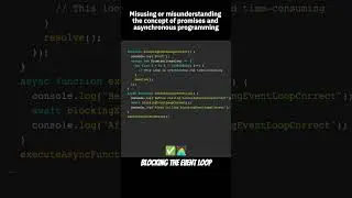 Misusing or misunderstanding the concept of promises and asynchronous  #javascript #codingtips