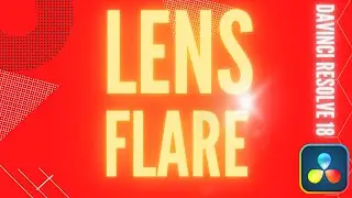 How to Create a simple Lens Flare Effect for FREE