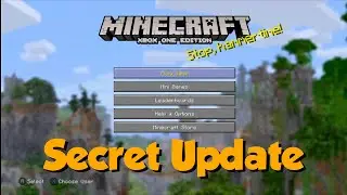 Minecraft Xbox One Edition Just Received An Update? What??