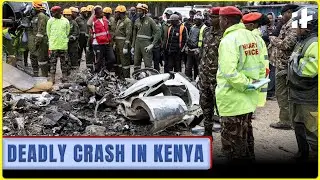 Kenya Plane Crashes in Residential Area | 6 Dead After Nairobi Air Ambulance Disaster