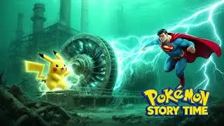 Pok&eacute;mon Story Time: Pikachu & Superman Stabilize the Sunken Power Plant Beneath the Waves