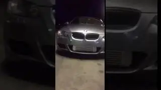 E92 335i exposed CxRacing Intercooler