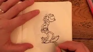 Tribute to Andr&eacute; Franquin time lapse