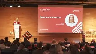 Ana Mato, presidenta de AECEM, en la inauguraci&oacute;n del IV Congreso AECEM