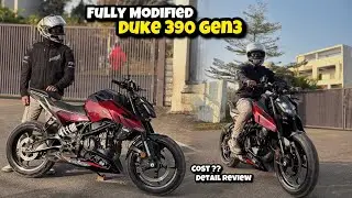 KTM DUKE 390 GEN3 Modification | Fully Modified Duke 390 Gen3 | Custom Paint Work