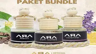 Rumah Wangi ARA - PAKET 3 PCS PARFUM MOBIL - PENGHARUM MOBIL AROMA TERAPI - ARA
