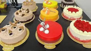 Round Cake Design | VS Rajesh cake Live | Round Cake Decorating Ideas 2024