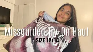 MISSGUIDED TRY-ON HAUL (REALISTIC)- SIZE 12/14