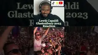Lewis Capaldi Glastonbury Reaction very Emotional moment #lewiscapaldi #music #song #reaction