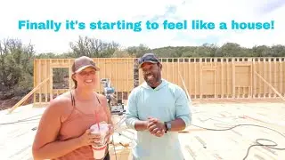 We Finally Finished the House Exterior Frame - Major Progress in our off grid homestead build