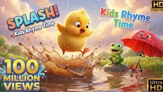 छोटा चूजा और बारिश की मस्ती 🌧️🐥 | Funny Rain Song for Kids | Cartoon Rhyme in Hindi