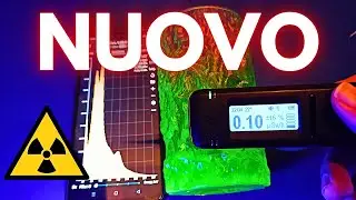 Nuovo Bicchiere Vetro Uranio e RadiaCode 103