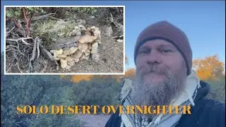 Solo Bushcraft Shelter Overnighter in Arizona&rsquo;s High Desert