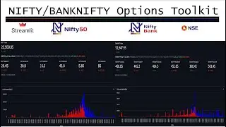 Create a Nifty Banknifty Options toolkit dashboard using Streamlit