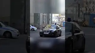 Иномарка с мигалками #автомобиль #automobile #сопровождение #police #автопрогулка #edit #россия