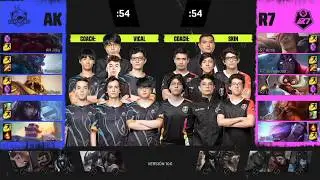 All Knights (AK) vs Rainbow7 (R7) Highlights | LLA Opening 2020 W6D2