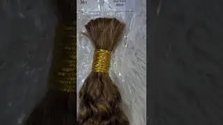 wet and wavy human hair braiding extension #bohobraids #naturalbohobraids #hair #africanbraids