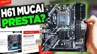 ✅ Placa Mãe H61 Mucai LGA 1155, Vale a Pena em 2025? Unboxing e Testes