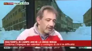 Sky Tg24: Maltempo, le attività della CRI. Intervista al Commissario Straordinario, Francesco Rocca