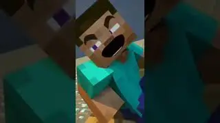 funny laughing of Steve , entity 303 and HEROBRINE #shorts #herobrine #entity #steve #minecraft