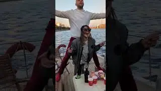спонтанные покатушки на кораблике 😍✨️