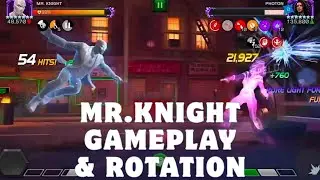 Mr. Knight Damage Rotation And Gameplay | Mcoc | Marvel Contest Of Champions