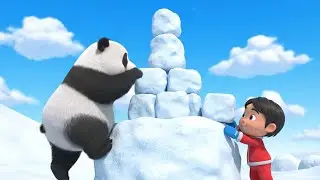 Ops! O Panda Construiu um Castelo de Neve | Can&ccedil;&otilde;es Infantis e Rimas para Crian&ccedil;as