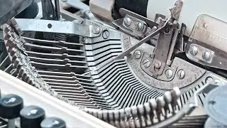Retro Typewriter Stock Video