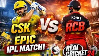 RCB VS CSK | League Match 3 Highlight | Real Cricket 24 | Hindi Commentary | satishgaming0.5 