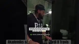Akademiks talk about Cardi B and Travis scott album sales..😭