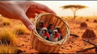 Tiny African Birds Released into Miniature Habitats 🪶 ASMR | Macro Peaceful Freedom Moment