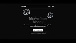 Build a Budget Tracking App with Dark Theme,. Clerk, Nextjs, TailwindCSS, Framer Motion