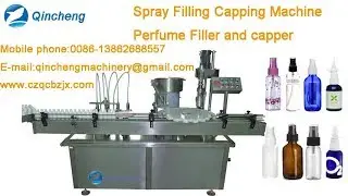 Adjustment of Spray Bottle Filling Capping Machine Perfume Filler and Capper Equipment