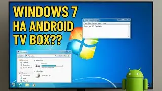 Launched Windows 7 on a TV box - it really works!
