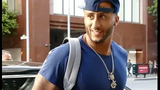 4K Video! 49ers Colin Kaepernick Arrives at Levi's Store!