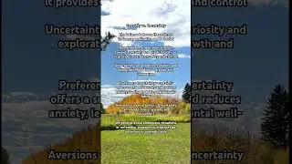 Influence through Preference or Aversion within Human Needs Part 2 - #certainty #uncertainty