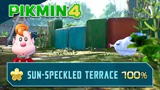 Pikmin 4 - Area 1: Sun Speckled Terrace (All Rescues, Treasure, Onions)