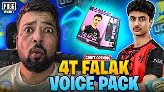 OMG 😱 4T Falak Voice Pack Crate Opening 😍 | PUBG MOBILE